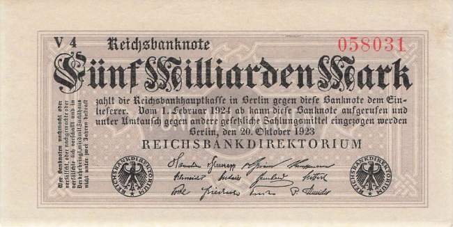 5 Milliarden Mark
